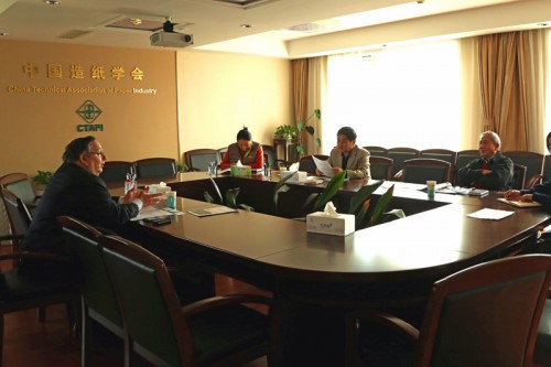 美国废品91蜜桃传媒在线观看工业协会到访中国造纸学会